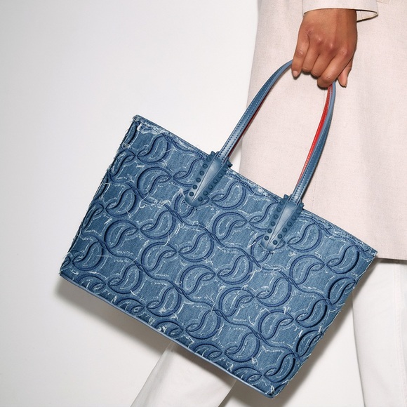 Christian Louboutin Handbags - NEW Christian Louboutin Cabata Small in DENIM with pouch included